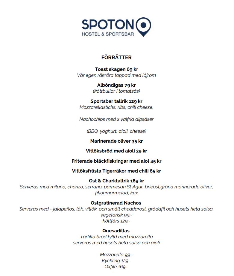 Spoton-Restaurang